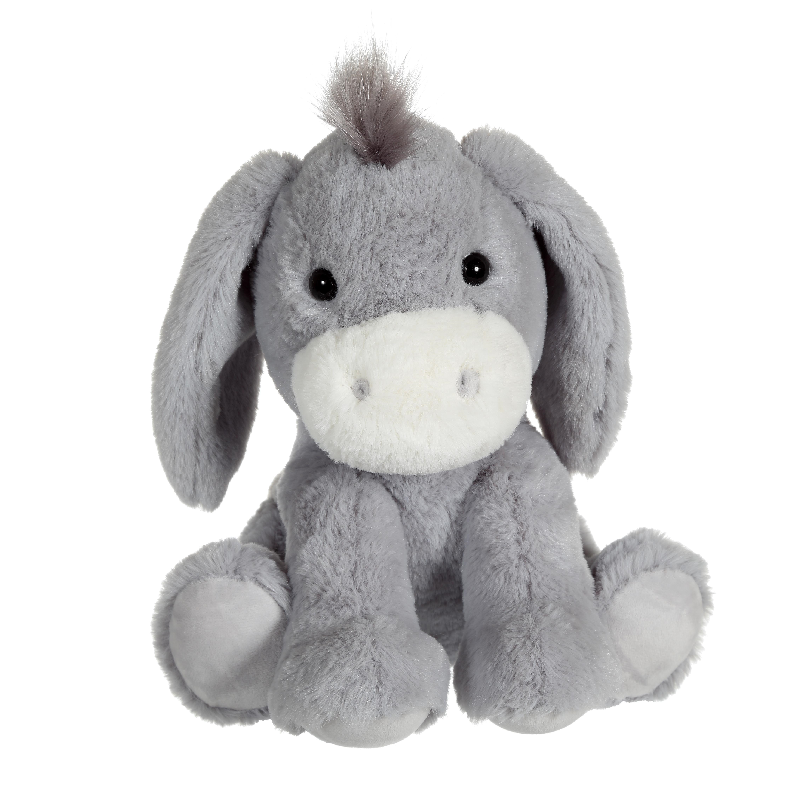  les amis floppy peluche âne gris 30 cm 